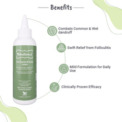 Teenilicious Anti-dandruff lotion with Salicylic Acid, Azelaic Acid & Tea Tree Oil for Folliculitis