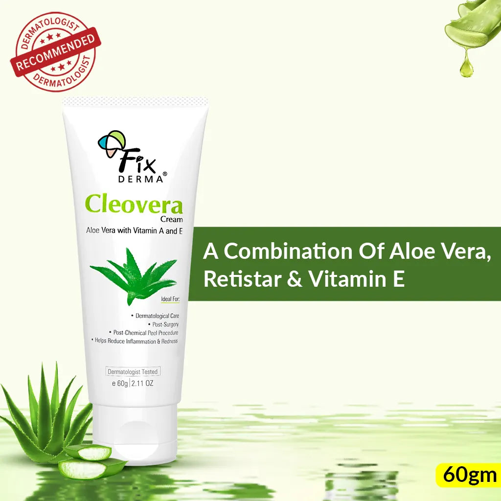 » Cleovera Cream for Sensitive Skin | 10% Aloe Vera, 0.2% Vitamin E, 0.4% Vitamin A (100% off)