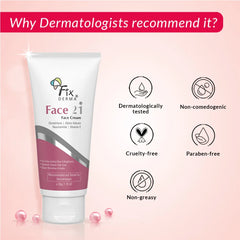 Why dermatologists recommend Fixderma Face 21 Cream