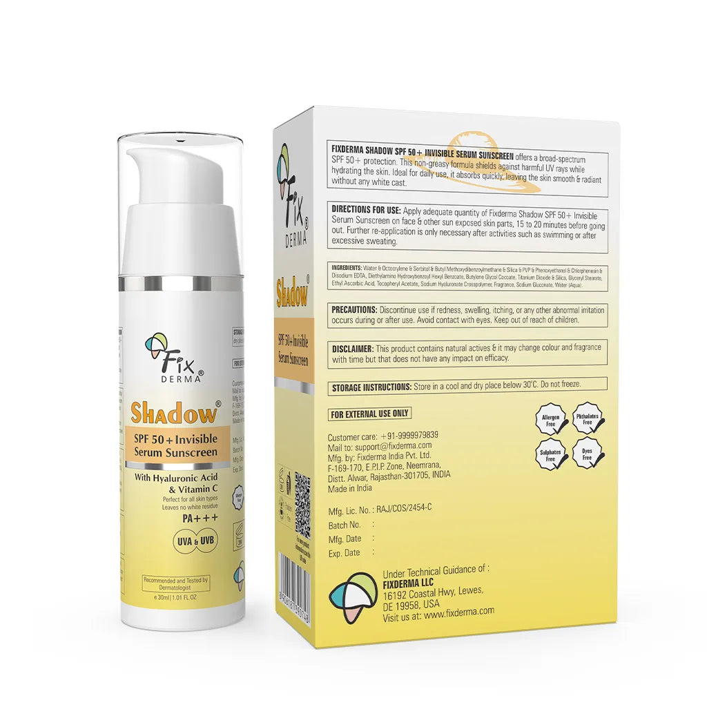 Shadow SPF 50+ Invisible Serum Sunscreen