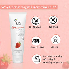 Why dermatologists recommend Fixderma Strawberry Face Wash