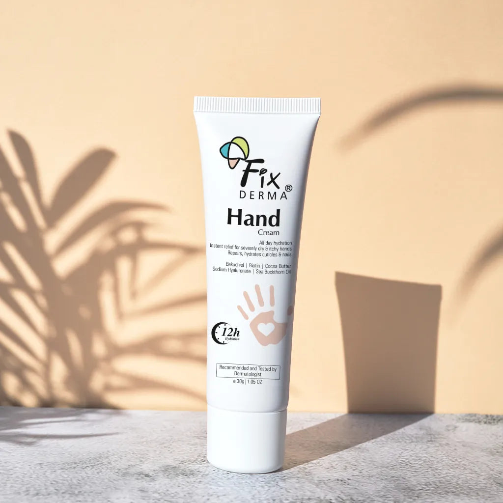 Hand Cream with Biotin, cocoa butter, sodium hyaluronate and bakuchiol