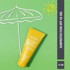 Teenilicious SPF 50 Sunscreen Gel, PA+++, Light Weight UV Gel, Formulated For Acne-Prone Skin