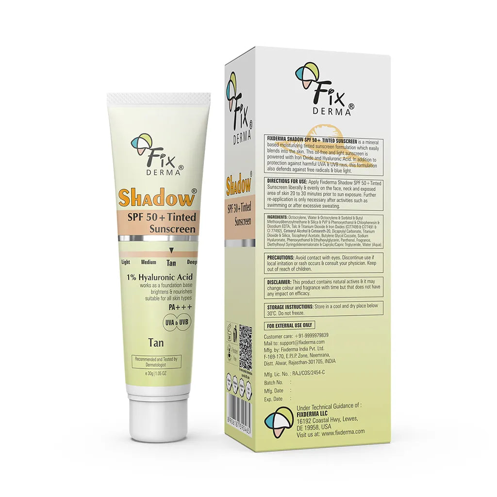 Shadow SPF 50+ Tinted Sunscreen | 1% Hyaluronic Acid